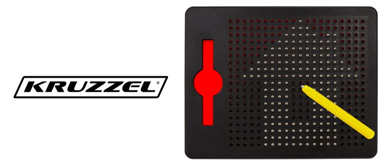 Tāfele + magnētiskās bumbiņas + irbulis ar magnētu