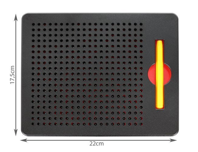 Tāfele + magnētiskās bumbiņas + irbulis ar magnētu