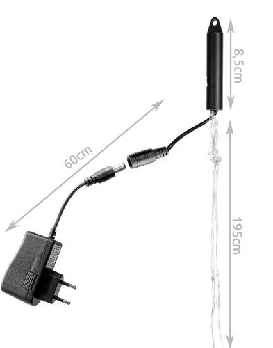 200 LED gaismas - eņģeļu matiem - daudzkrāsainas 12v