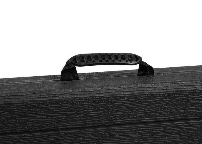 Saliekams dārza galds, melns, 180 cm