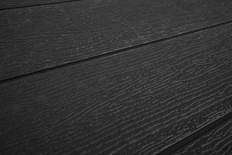 Saliekams dārza galds, melns, 180 cm