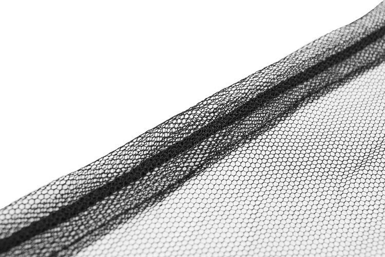 Moskītu tīkls dārza saulessargam 3,5 m - melns