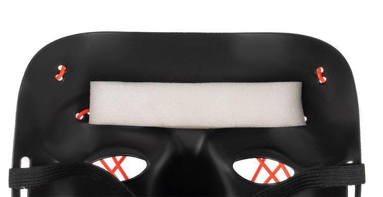 LED apgaismota maska