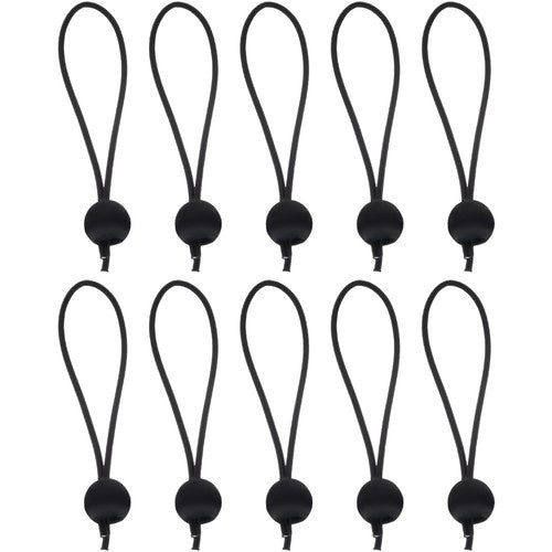 Brezenta gumijas ar bumbiņām komplekts - 10 gab.