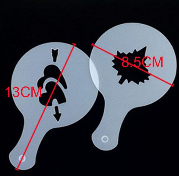 Kafijas, deserta un kūku trafareti 16 gab