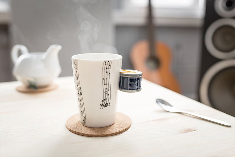 Mūzikas krūze - DRUM - zila