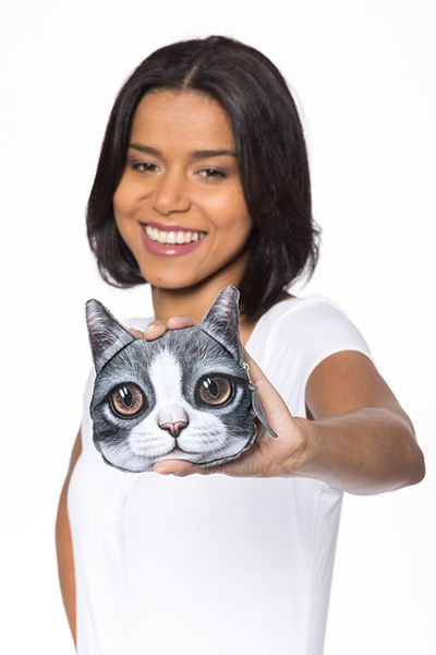 3D Cat monētu somas modelis 3