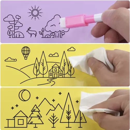 Sausās dzēšanas marķieri - 16 gabalu komplekts Maaleo