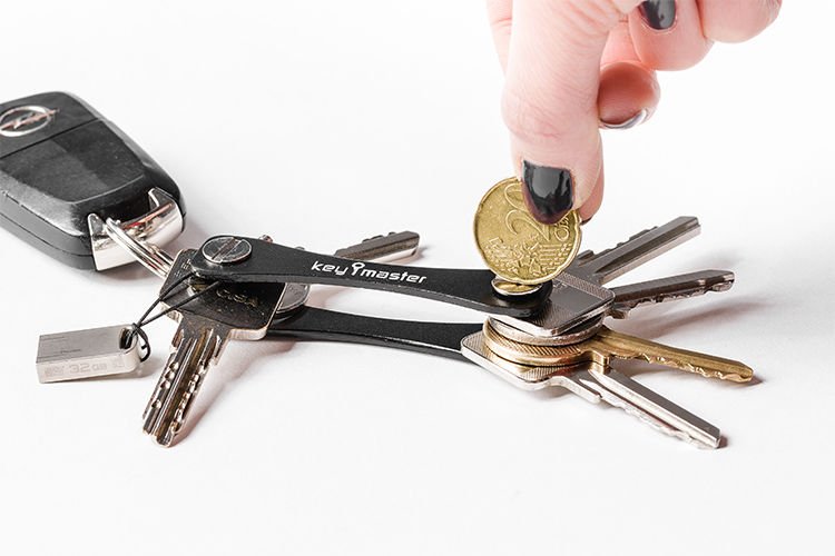 Atslēgu organizators key master - melns