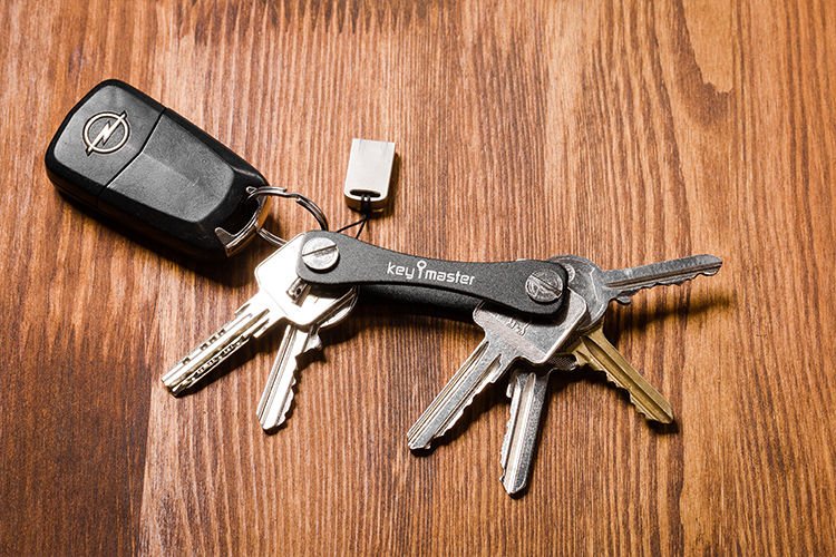 Atslēgu organizators key master - melns