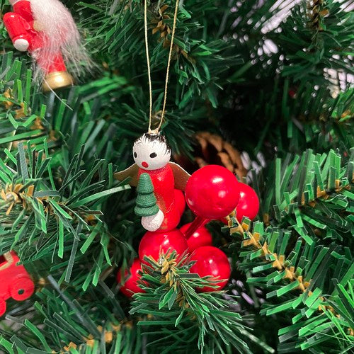 Koka piekariņi / Ziemassvētku eglītes bumbiņas 30 gab.