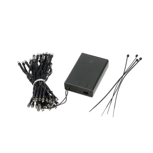 Ziemassvētku eglītes virtene 2,7 m augsta ar gaismiņām Ruhhy