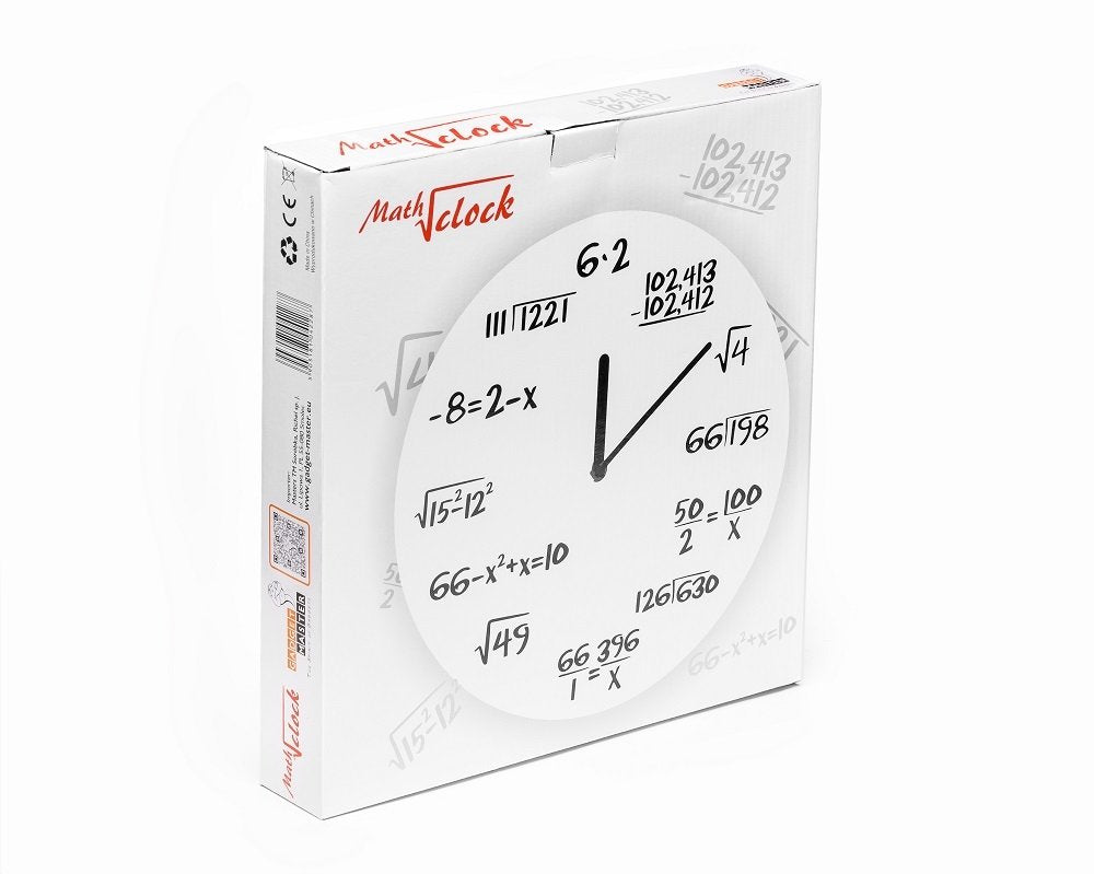 Balts matemātikas pulkstenis