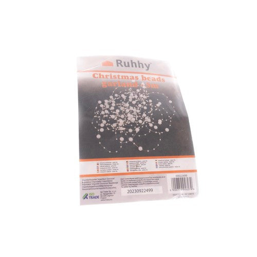 Ziemassvētku eglītes virtene - pērles 5m Ruhhy