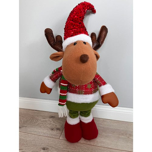 Ziemassvētku ziemeļbriedis - teleskopisks 95 cm Ruhhy