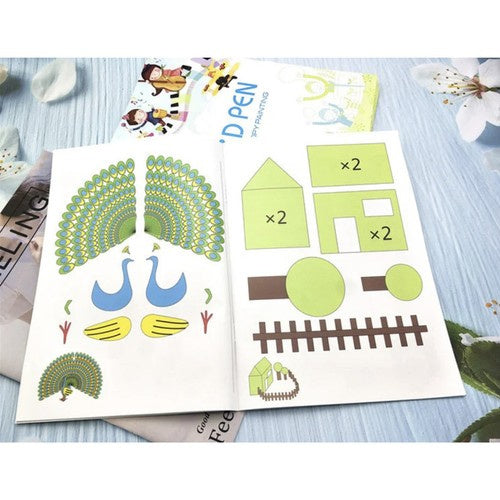 Maaleo 3D pildspalvu veidņu grāmata