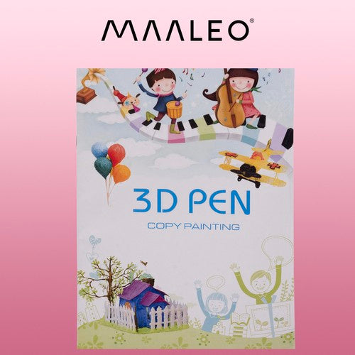 Maaleo 3D pildspalvu veidņu grāmata