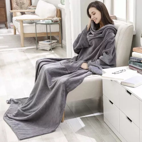 Gaiši pelēks sporta krekls un halāts Ruhhy