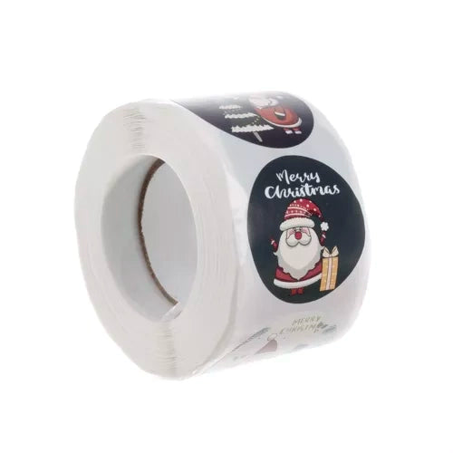 Ziemassvētku uzlīmes - rullītis 500 gab. Ruhhy