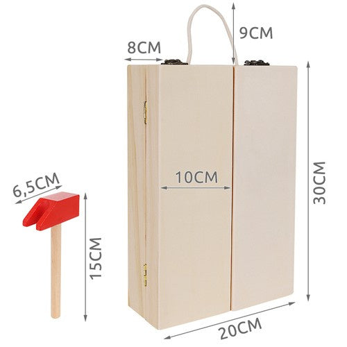 Kaste + koka instrumentu komplekts