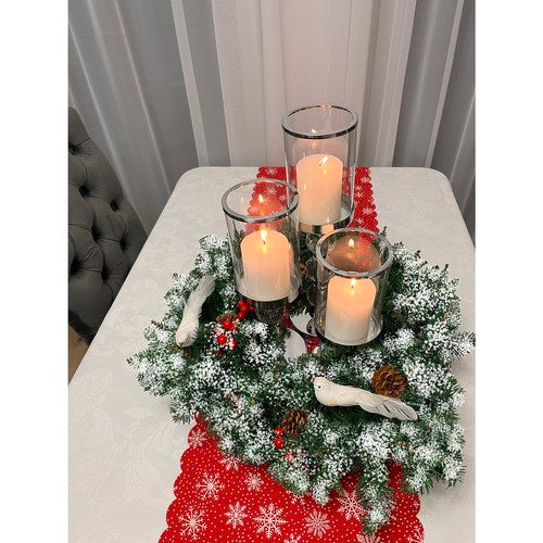 Vainags - Sniegots Ziemassvētku rotājums Ruhhy