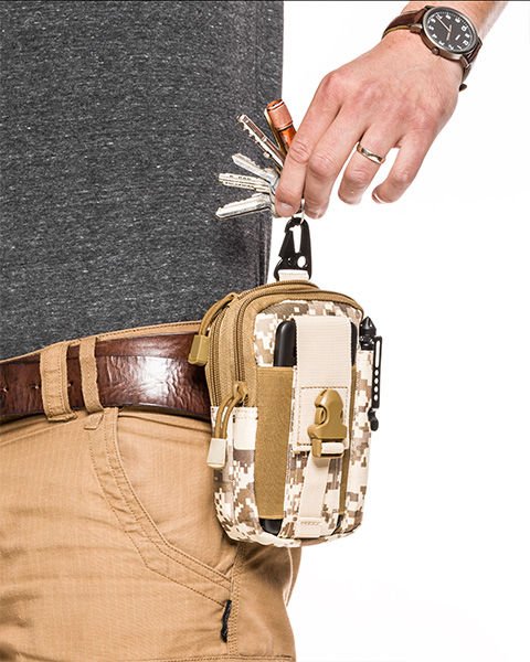 Izdzīvošanas jostas soma - CAMOUFLAGE BROWN