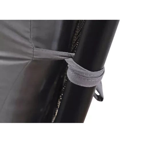 Stepēts spilvens dārza atpūtas krēslam, pelēks