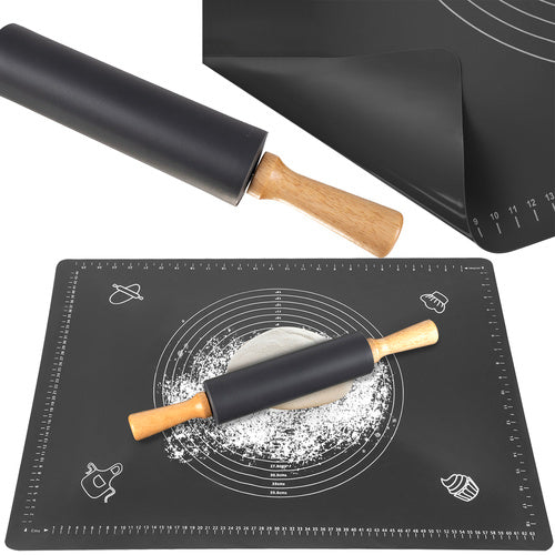 Silikona mīklas dēlis + mīklas rullis Ruhhy