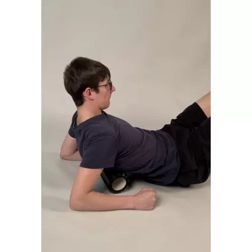 Jogas veltnis - masāžas veltnis (melns)