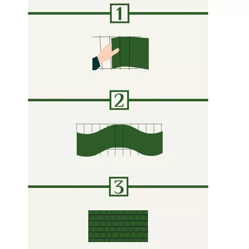 Žogu lente 19 cm x 35 m 450 g/m2 zaļa