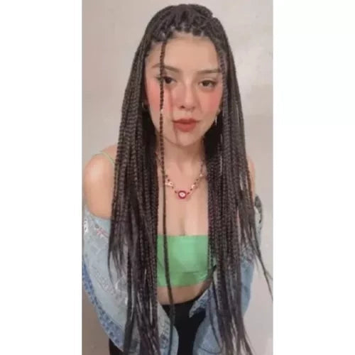 Sintētiskās matu bizes brūnas Soulima