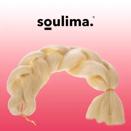 Sintētiskās matu bizes blondas Soulima