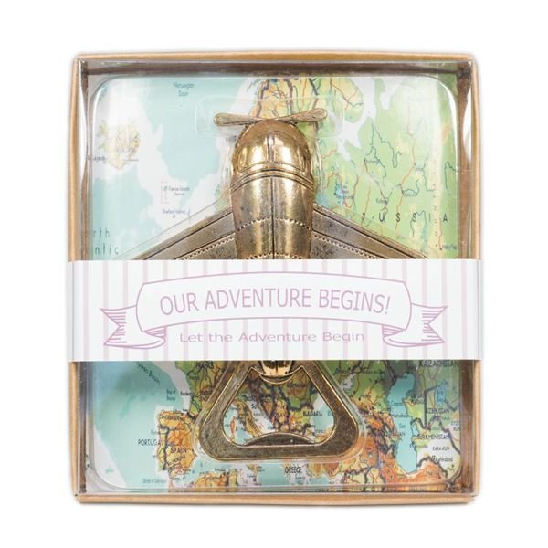 Pudeļu attaisāmais - retro stila lidmašīna