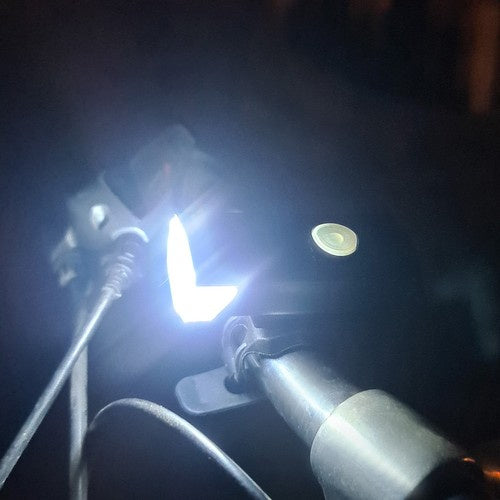 USB LED velosipēda lukturis + aizmugurējais lukturis