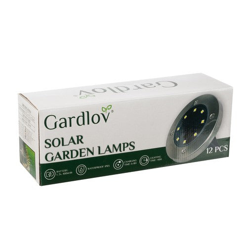 Saules dārza lampas - 12 gab. Gardlov
