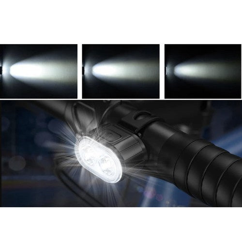 Velosipēda lampa + aizmugurējais lukturis Trizand