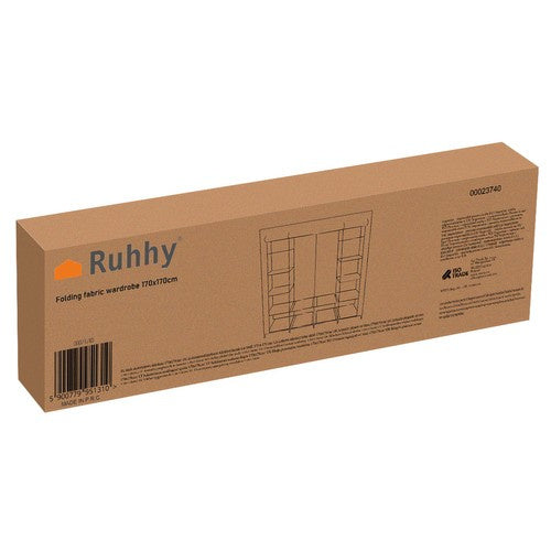 Salokāms auduma skapis 170x170cm Ruhhy