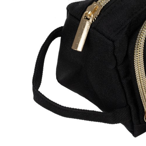 Dubultais izvelkamais zīmuļu maciņš - melns Maaleo