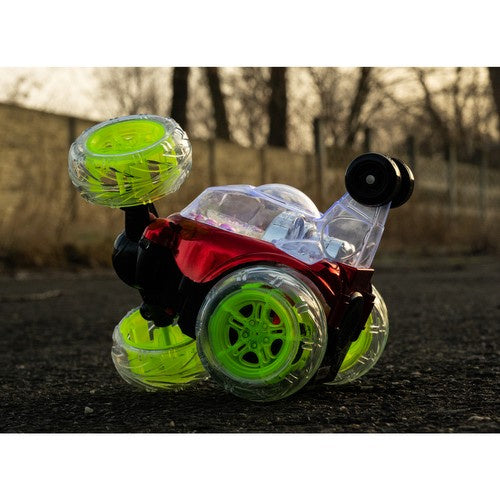 Akrobātu automašīna "Crazy Twister" sarkana