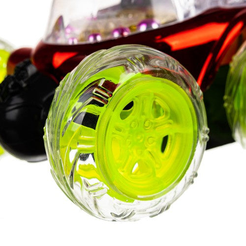 Akrobātu automašīna "Crazy Twister" sarkana