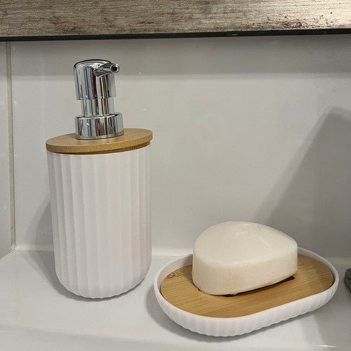 Vannas istabas aksesuāru komplekts - balts Ruhhy