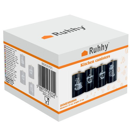 Virtuves konteineri - 4 gab. Ruhhy