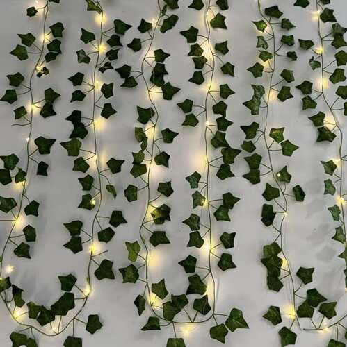 Mākslīgā efeja + LED dārza lampa