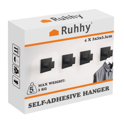Pašlīmējošs pakaramais - 4 gabalu komplekts Ruhhy