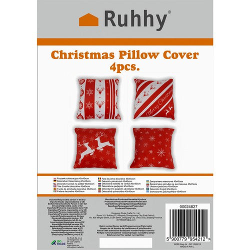 Dekoratīva spilvendrāna 45x45xcm x4