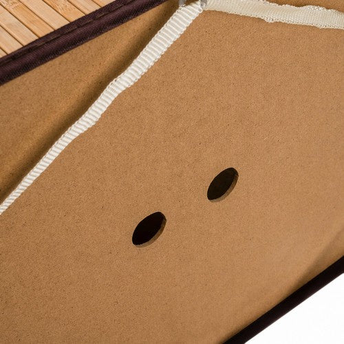 Bambusa veļas grozs - divkameru Ruhhy