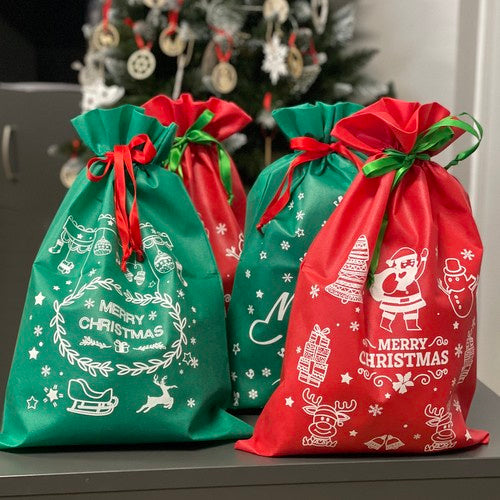 Ziemassvētku maisiņu komplekts - 4 gab. Ruhhy