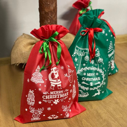 Ziemassvētku maisiņu komplekts - 4 gab. Ruhhy