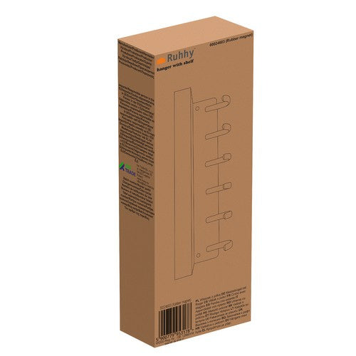 24603 mēteļu pakaramais ar plauktu