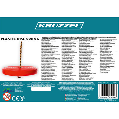 Dārza šūpoles, apaļas, plastmasas